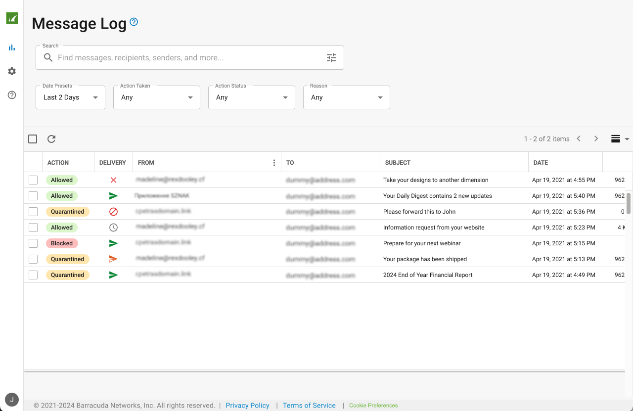 Updated User Experience For Email Gateway Defense Barracuda Campus